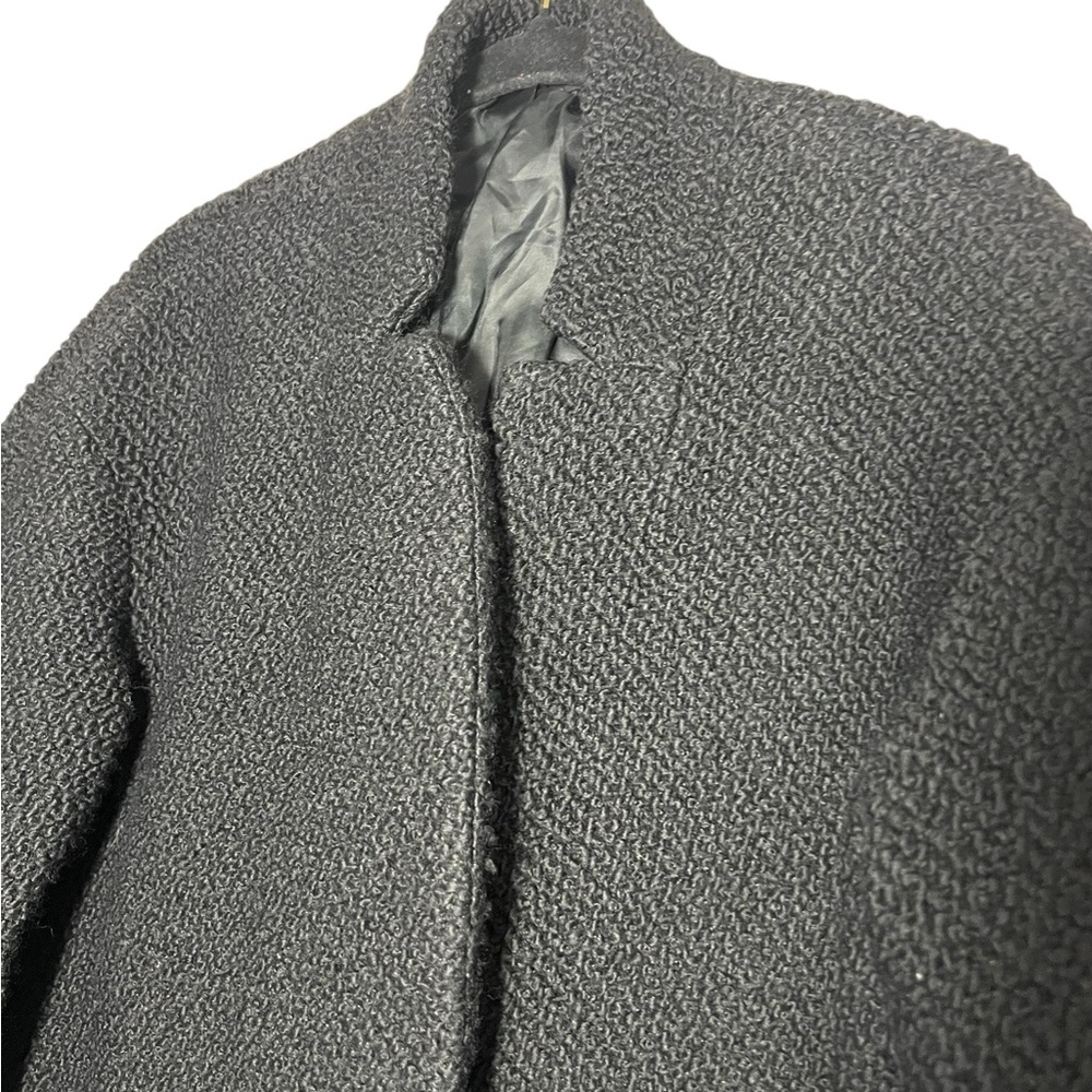 COS black boiled wool peacoat size 6 - Picture 4 of 6